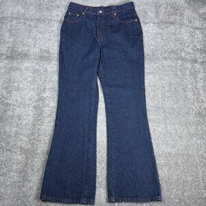 Dark Wash Blue Flare Leg Women's Jeans